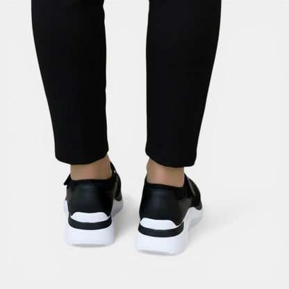 Dames Sneakers met Mary-Jane Bandje en Comfortabele Zool
